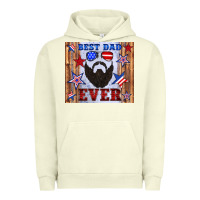 Pigment Pistachio best dad ever american flag Urban Hoodie - Artiststas