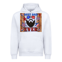 White best dad ever american flag Urban Hoodie - Artiststas