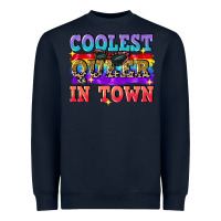 Navy Coolest queer in town Heavyweight Sweatshirt - CowGirlArtShop