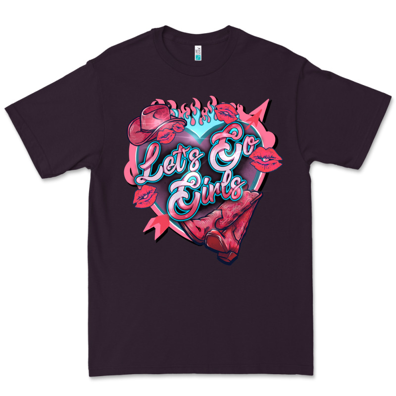 Lets Go Girls Pink Premium Tee by NancyCooperArtShop | Teevron