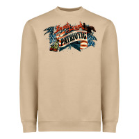 Mushroom I'm not drunk I'm patriotic 4th of july Heavyweight Sweatshirt - HowdyJamesFarm