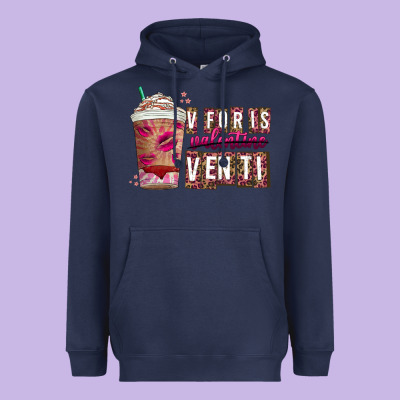 V For Is Valentine Venti Heavyweight Hoodie Designed By Cowhidedigitalart