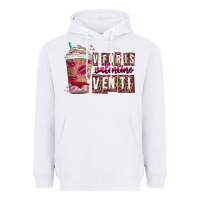 White V For is Valentine Venti Heavyweight Hoodie - CowhideDigitalArt