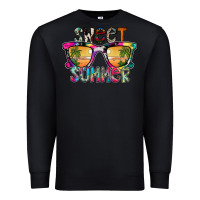 Black Sweet Summer Premium Sweatshirt - CowhideDigitalArt