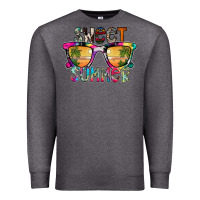 Charcoal Heather Sweet Summer Premium Sweatshirt - CowhideDigitalArt