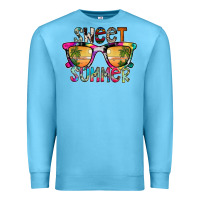 Ocean Blue Sweet Summer Premium Sweatshirt - CowhideDigitalArt