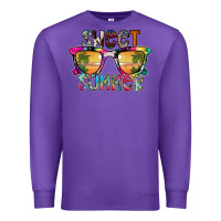 Purple Sweet Summer Premium Sweatshirt - CowhideDigitalArt