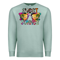 Seafoam Sweet Summer Premium Sweatshirt - CowhideDigitalArt
