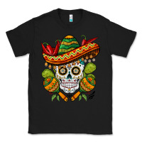 Black sombrero skull Classic Tee - BarkalooDesign
