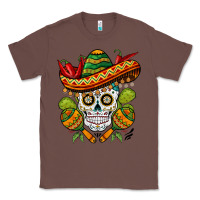 Chestnut sombrero skull Classic Tee - BarkalooDesign