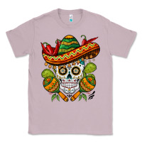 Lilac sombrero skull Classic Tee - BarkalooDesign