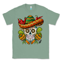 Sage sombrero skull Classic Tee - BarkalooDesign