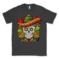 Smoke sombrero skull Classic Tee - BarkalooDesign