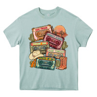 Arona country cassette tapes Heavy Core Tee - MaliasSmallBusiness