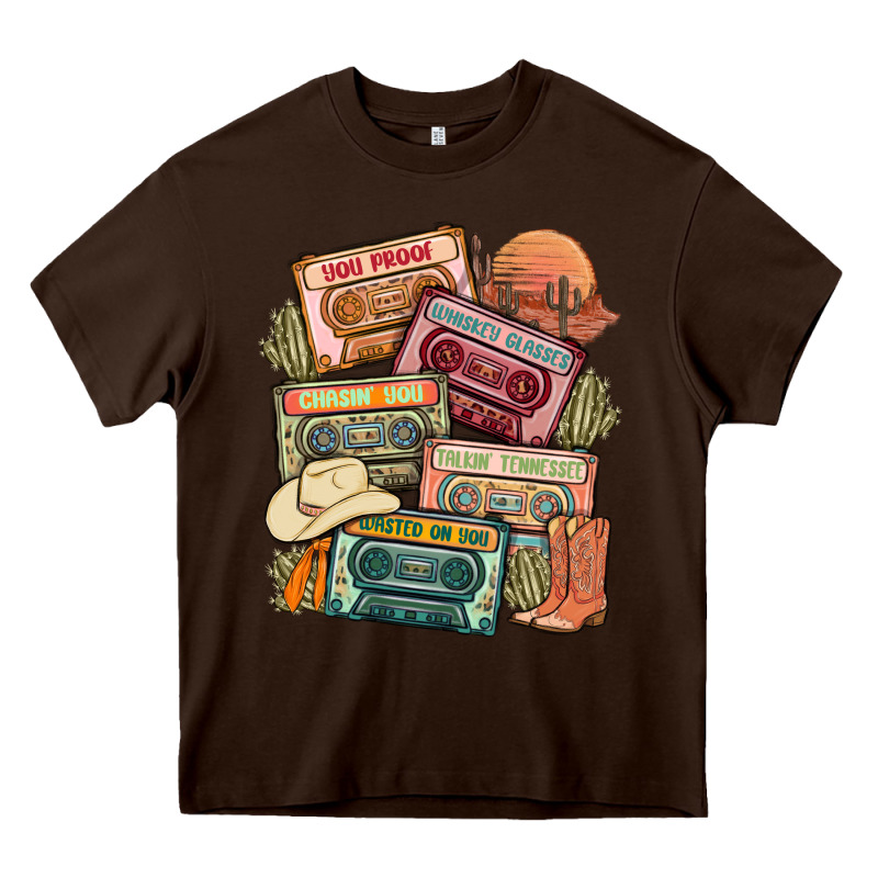 Country Cassette Tapes Heavy Core Tee by MaliasSmallBusiness | Teevron