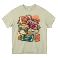 Mossy country cassette tapes Heavy Core Tee - MaliasSmallBusiness
