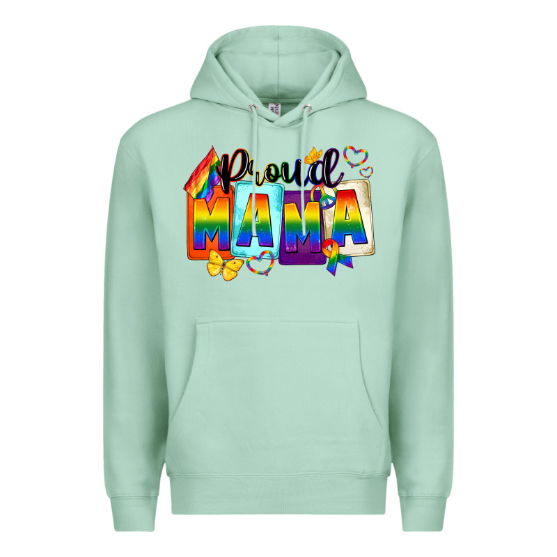 Proud Mama Mother's Day Premium Hoodie by FaDigitalArtStudio | Teevron
