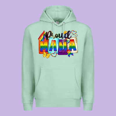 Proud Mama Mother's Day Premium Hoodie Designed By Fadigitalartstudio