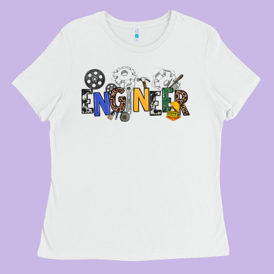 Engineer Ladies Tee Designed By Nancycooperartshop