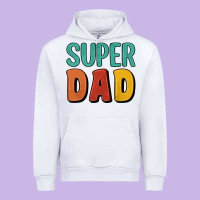 Super Dad Urban Hoodie Designed By Artiststas
