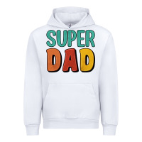 White super dad Urban Hoodie - Artiststas