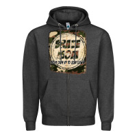 Charcoal Heather Brave mom from son up to son down Mother's Day Zipper Hoodie - FaDigitalArtStudio