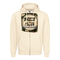 Sandshell Brave mom from son up to son down Mother's Day Zipper Hoodie - FaDigitalArtStudio