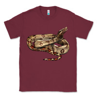 Burgundy red tail boa snake Classic Tee - LillyAllenDesigns