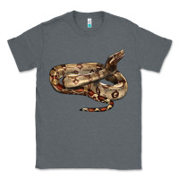 Charcoal Heather red tail boa snake Classic Tee - LillyAllenDesigns