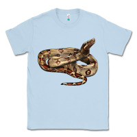 Dusty Blue red tail boa snake Classic Tee - LillyAllenDesigns
