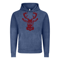 Vintage Denim Christmas Deer Ugly Vintage Hoodie - Bettercallsaul
