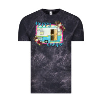 Cloud Black Happy Camper Vintage Tee - Bettercallsaul