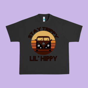 Stay Trippy Lil Hippy Urban Heavy Tee Designed By Bettercallsaul