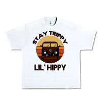 White Stay Trippy Lil Hippy Urban Heavy Tee - Bettercallsaul