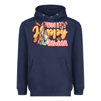Navy One hoppy Mama Heavyweight Hoodie - LillyAllenDesigns
