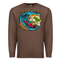 Chestnut Summer Vibes Premium Sweatshirt - CowhideDigitalArt