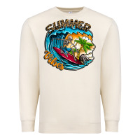 Sandshell Summer Vibes Premium Sweatshirt - CowhideDigitalArt