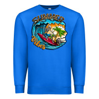 True Royal Summer Vibes Premium Sweatshirt - CowhideDigitalArt