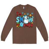 Chestnut i'm snow cute Long Sleeve Tee - texasbilliewilder
