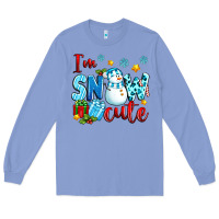 Colony Blue i'm snow cute Long Sleeve Tee - texasbilliewilder