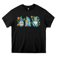 Black sunflower gnomes Heavy Core Tee - MaliasSmallBusiness