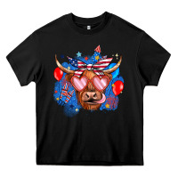 Western America Cow Heavy Core Tee | Teevron