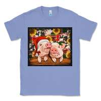 Colony Blue Christmas pigs tumbler Classic Tee - Jasminsmagicworld