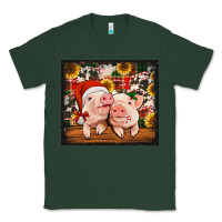 Sports Green Christmas pigs tumbler Classic Tee - Jasminsmagicworld