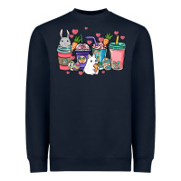 Navy Easter Day coffee drink Heavyweight Sweatshirt - HowdyJamesFarm