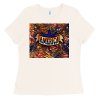Bone tiger america Ladies Tee - NancyCooperArtShop