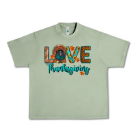 Oil Green love thanksgiving turkey Urban Heavy Tee - RanaPortraitStore