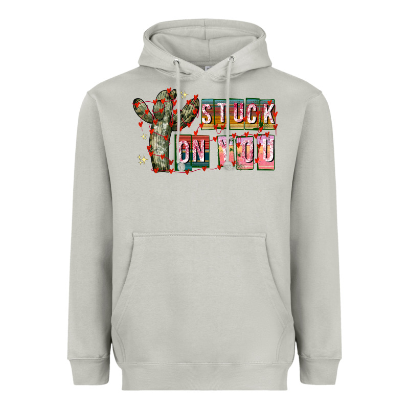 Stuck On You Heavyweight Hoodie by CowhideDigitalArt | Teevron