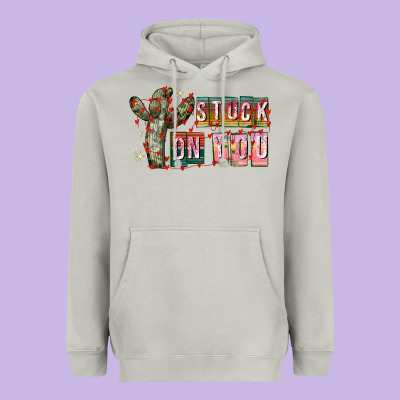 Stuck On You Heavyweight Hoodie Designed By Cowhidedigitalart