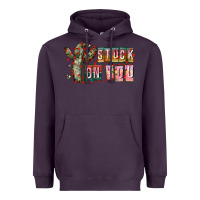 Plum Stuck on You Heavyweight Hoodie - CowhideDigitalArt